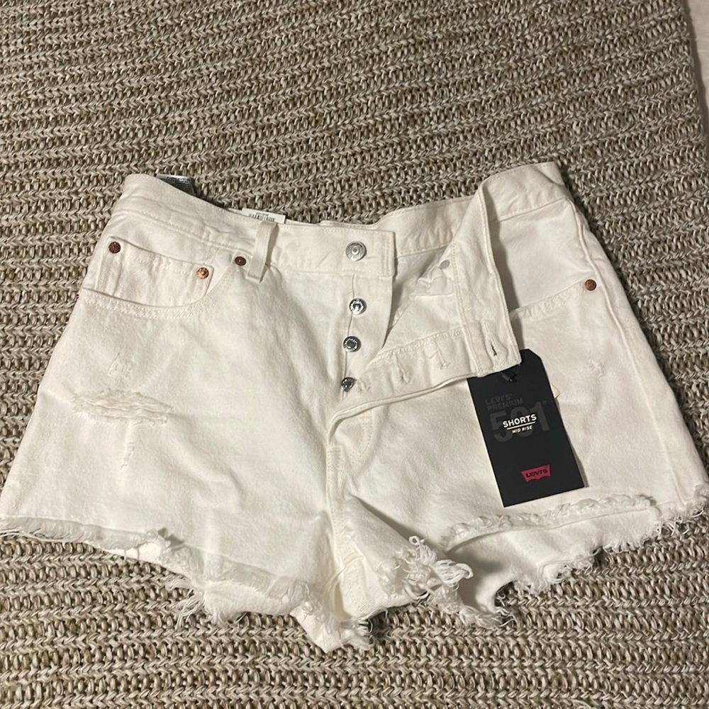 Brand new Levi denim shorts